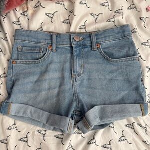 Levi's Light Blue Jean Shorts